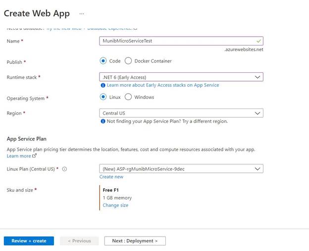 Creating A C# Microservice And Deploying It To Azure